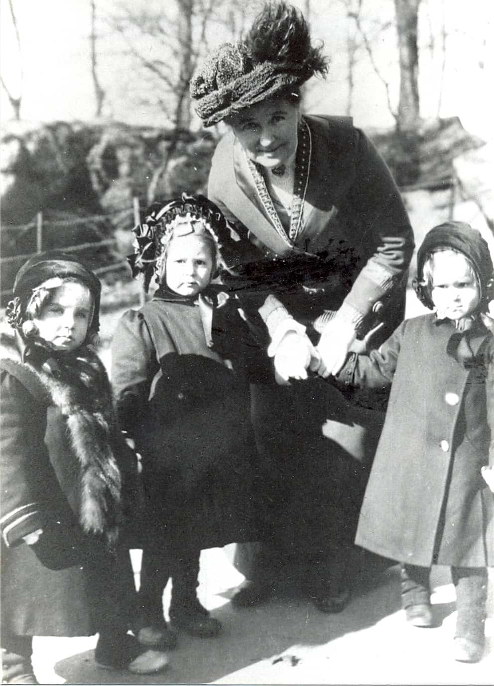   Clara Spence - Central Park, febrero de 1911  