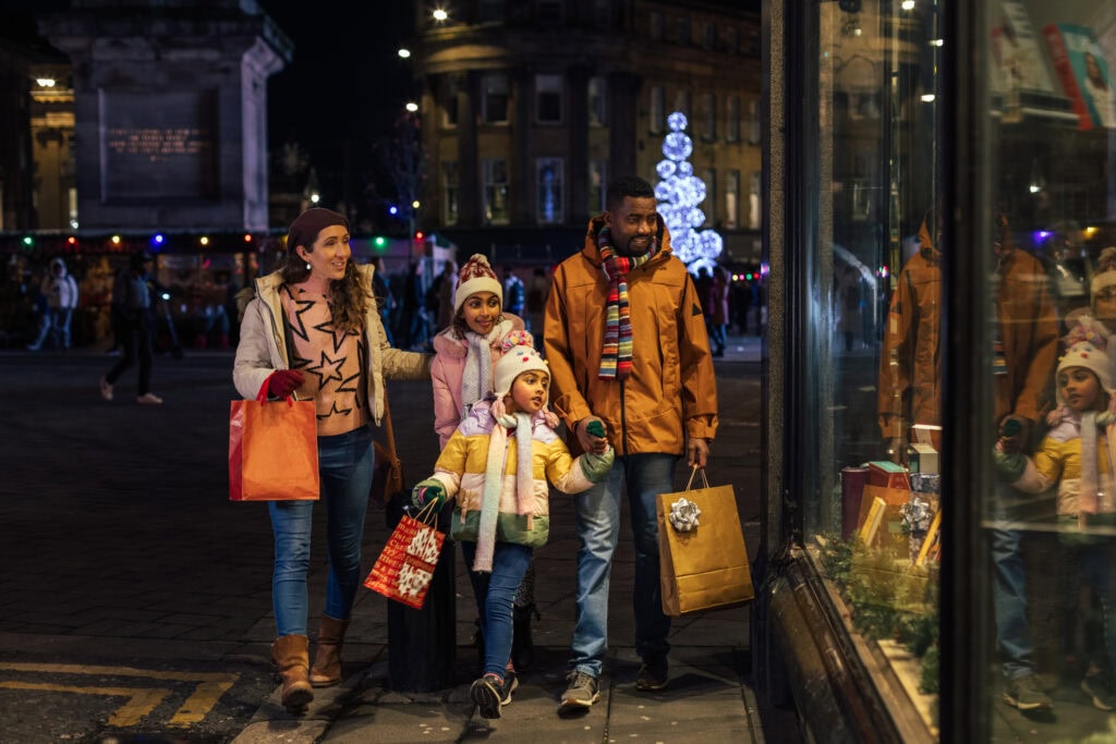 Family Fun Christmas Shopping